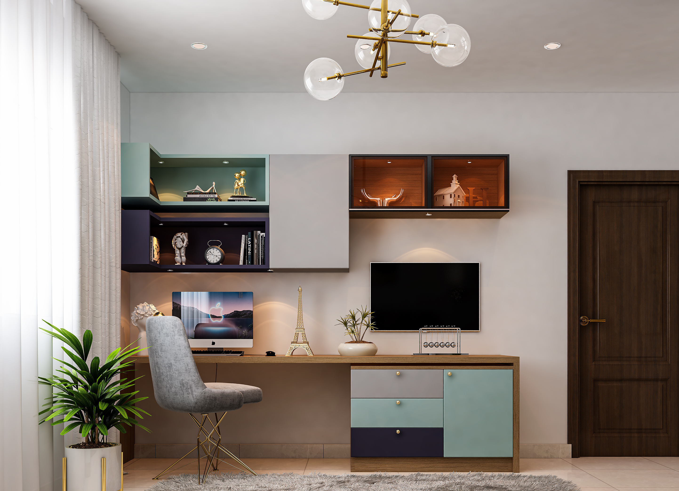 Kids bedroom study