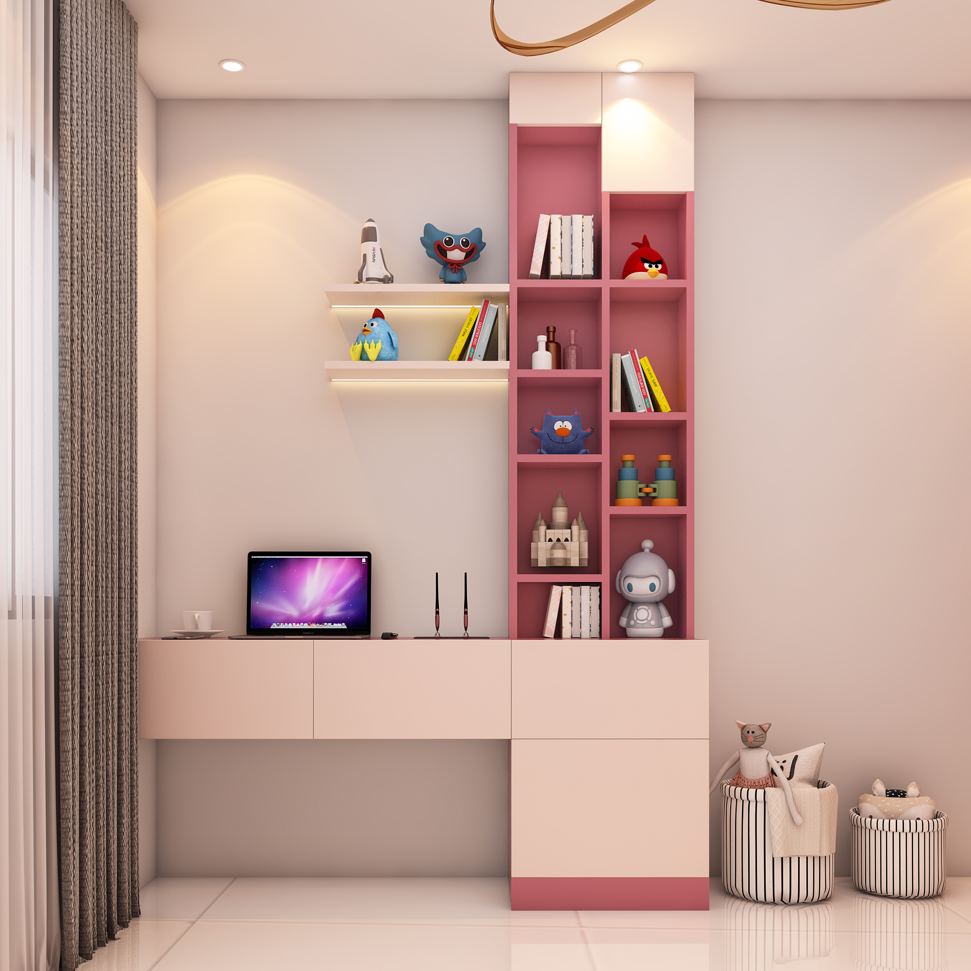 Kids bedroom study