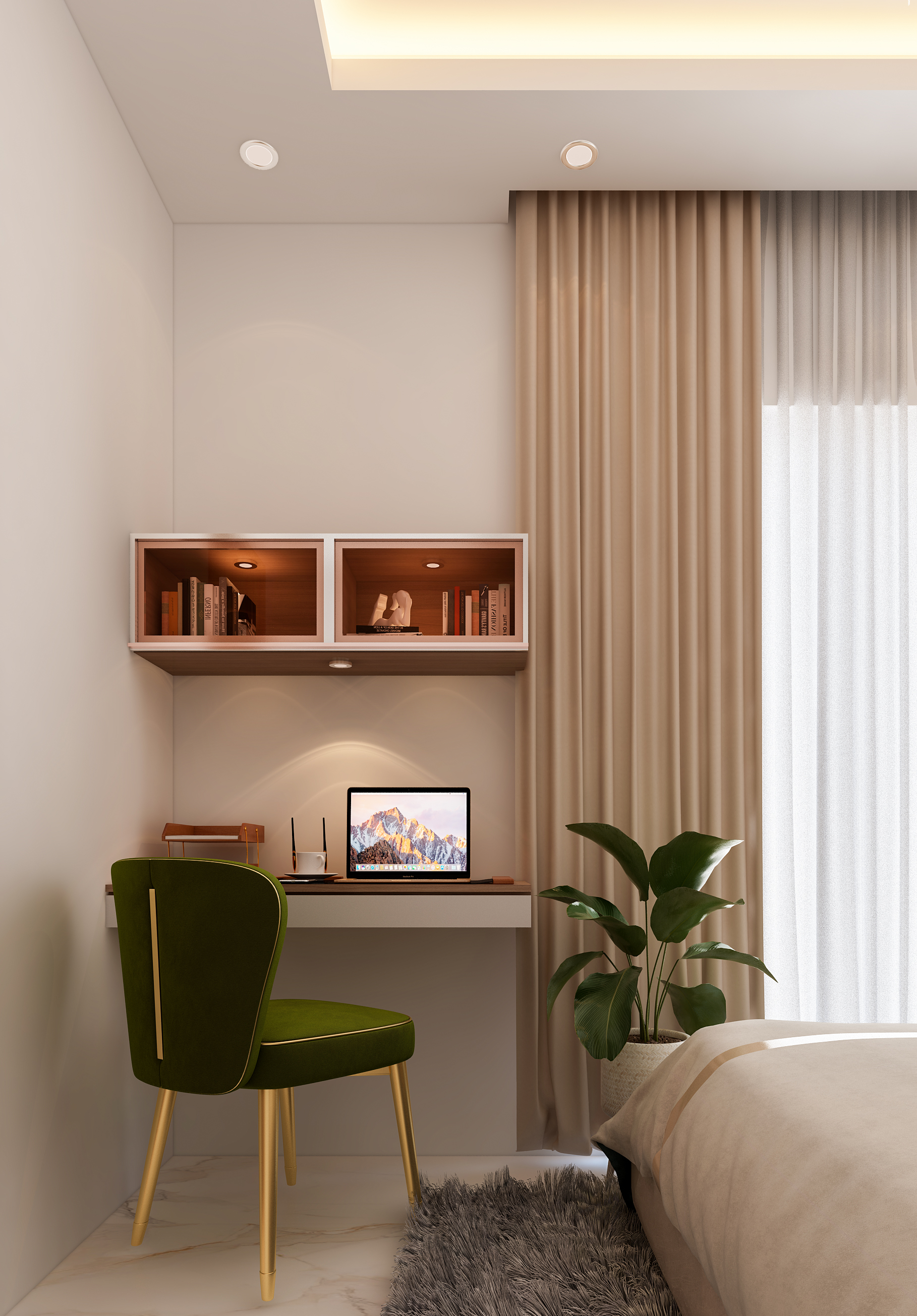 Parents bedroom study