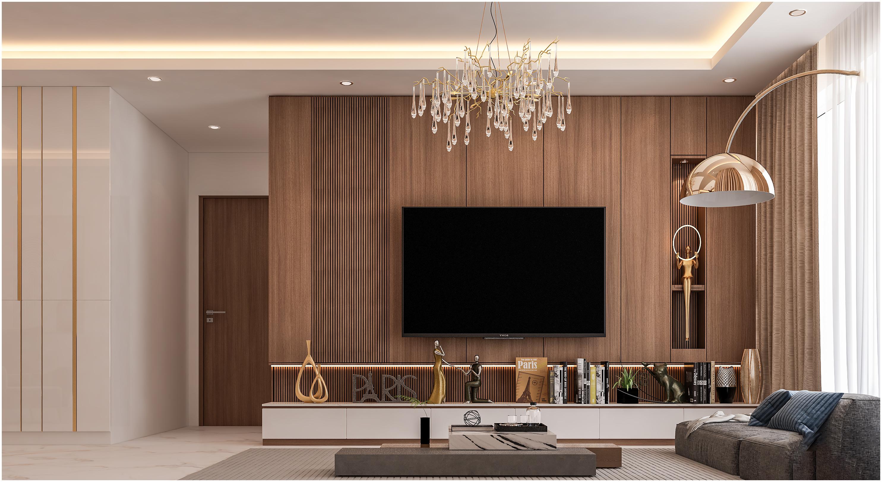 TV unit render