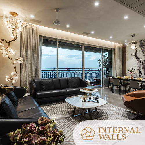 Luxurious living space by expert interior designer in Bangalore